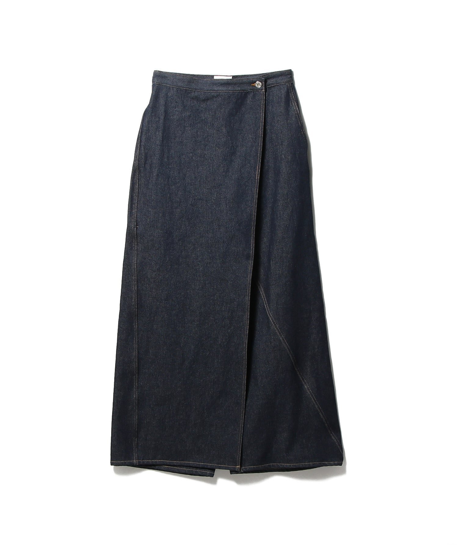 UNUS UNUS / Wrap Denim Pants エストネーション パンツ ジーンズ・デニムパンツ ホワイト ネイビー