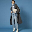 楽天Rakuten Fashion【SALE／20％OFF】Rouge vif la cle スーパー140S変形リバーコート ルージュ・ヴィフ ラクレ ジャケット・アウター その他のジャケット・アウター グレー ベージュ【送料無料】