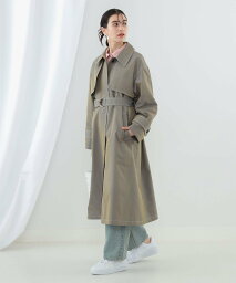 レイ ビームス コート レディース 【SALE／40%OFF】Ray BEAMS 【4/4新規値下げ】Ray BEAMS / 配色 ステッチ ステンカラ コート 24SS　春アウター スプリングコート ビームス ウイメン ジャケット・アウター その他のジャケット・アウター ブルー ベージュ【送料無料】