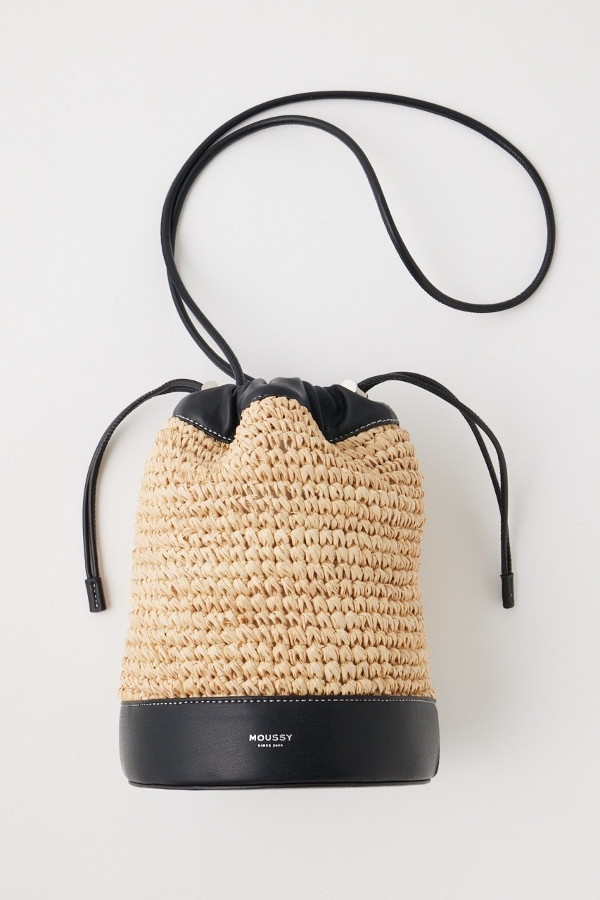 MOUSSY RAFFIA BUCKET バッグ マウジー バ