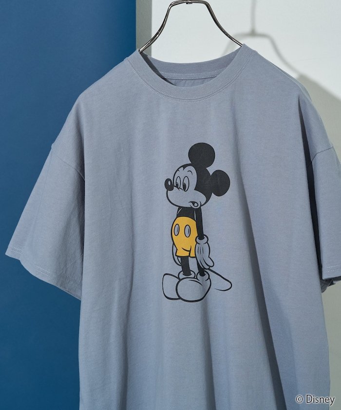 楽天市場】ミッキー tシャツ(カラーブルー)(メンズ 楽天市場】ミッキー tシャツ(カラーブルー)(メンズ