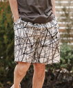CAMBIO mp13373-Radiation Pattern Shorts ショートパンツ カンビオ パンツ その他のパンツ ブラック ホワイト ベージュ【送料無料】(4)