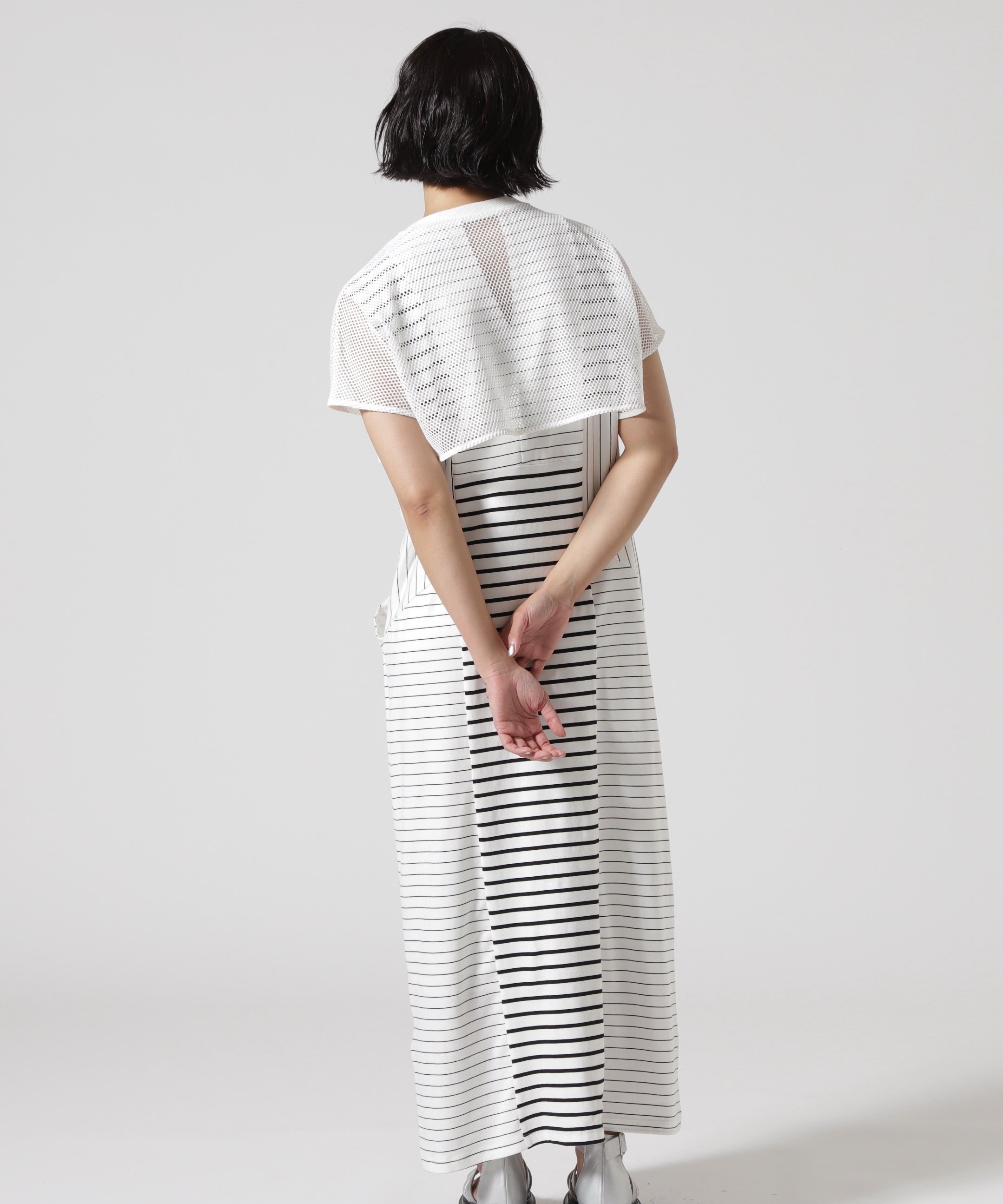 【SALE／30%OFF】ROYAL FLASH AULA AILA/アウラアイラ/BORDER COMBINATION ONE PIECE ロイヤルフラッシュ ワンピース・ドレス ワンピース ブラック ホワイト【送料無料】