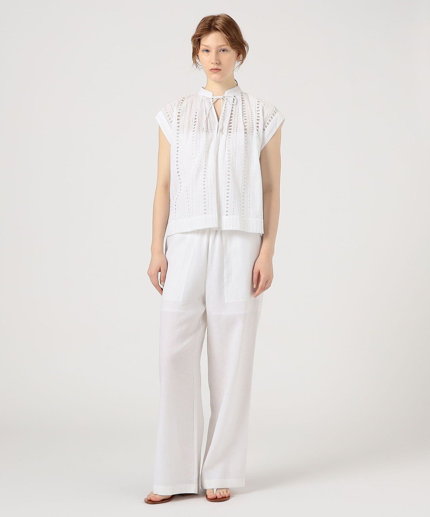TOMORROWLAND BUYING WEAR 【別注】ne Quittez pas BLACKCUTWORK トップス トゥモローランド トップス シャツ・ブラウス ホワイト ブラック【送料無料】