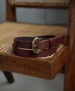 Whim Gazette 【THE PAUSE】ワイドバックル細ベルト ウィム ガゼット ファッション雑貨 ベルト ブラック【送料無料】