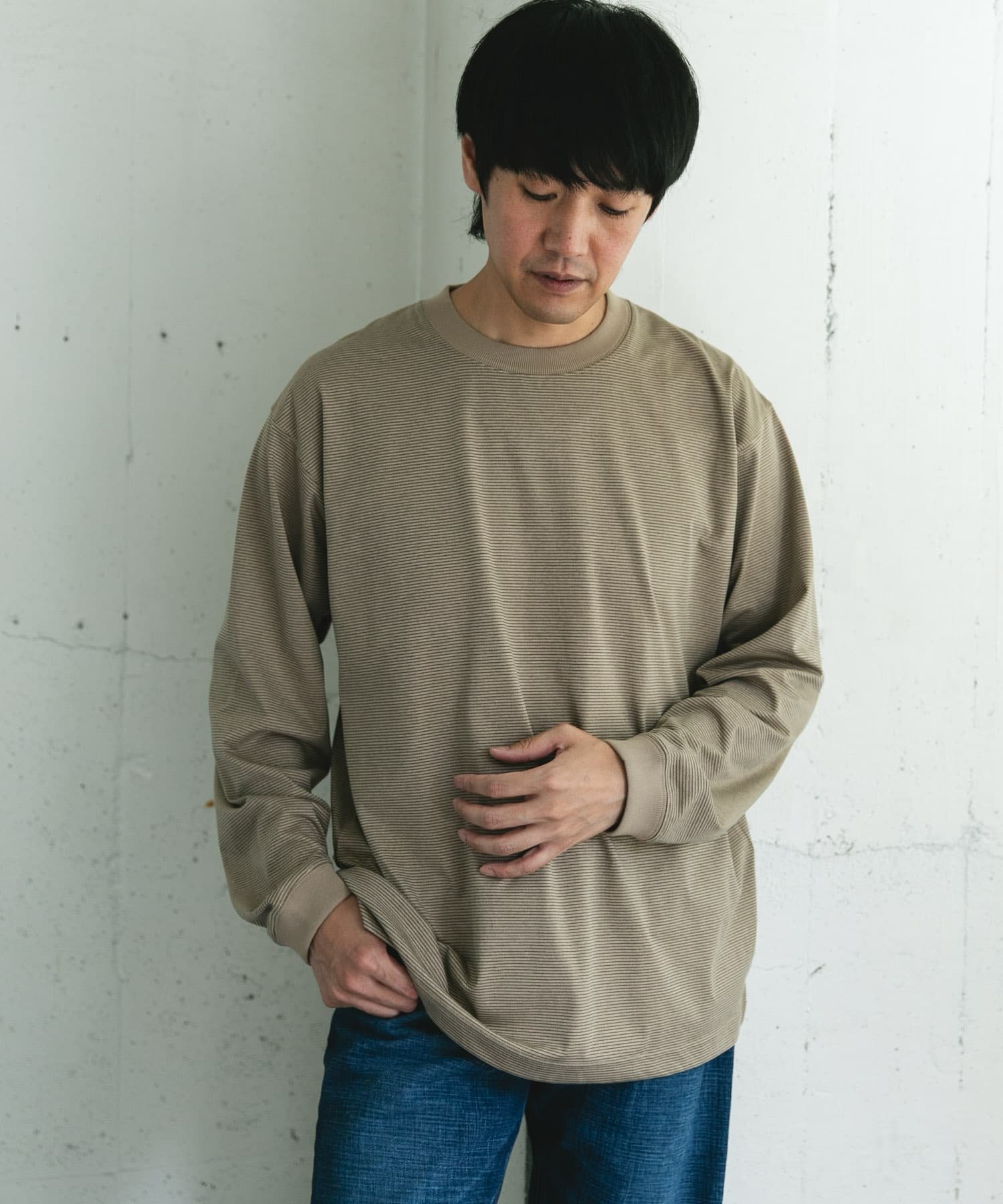【SALE／50%OFF】URBAN RESEARCH DOORS クイックドライロングスリーブTシャツ アーバンリサーチドアーズ トップス カットソー・Tシャツ