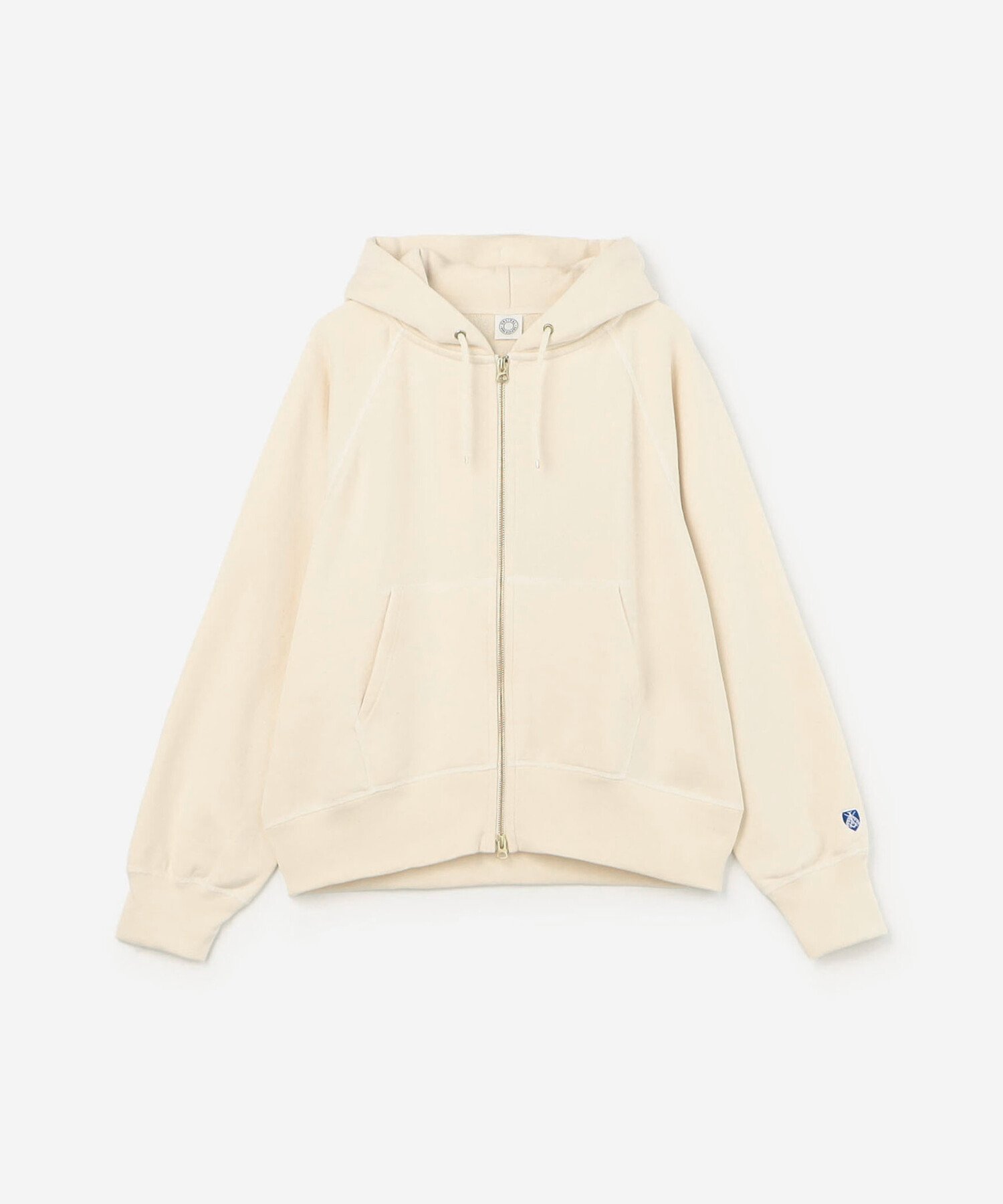 Bshop ORCIVAL ｜ ＜別注＞コットン裏毛 フルジップパーカー MEN ビショップ トップス パーカー・フーディー グレー ベージュ【送料無料】