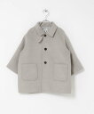 URBAN RESEARCH DOORS ステンカラーウール混コート(KIDS) アーバンリサーチドアーズ ジャケット・アウター その他のジャケット・アウター ...