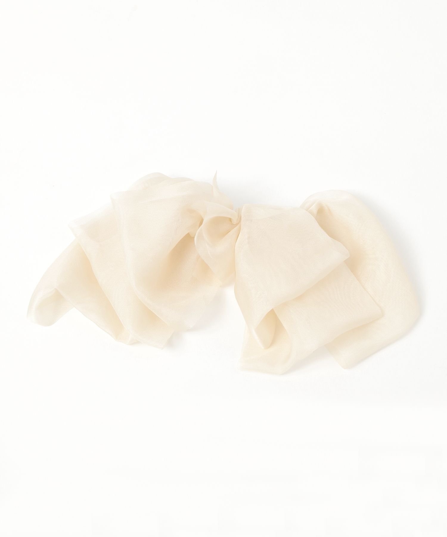 【SALE／20%OFF】LOWRYS FARM オーガンジーバレッタ ローリーズファーム ヘアアクセサリー バレッタ・ヘアクリップ・ヘアピン ブラック