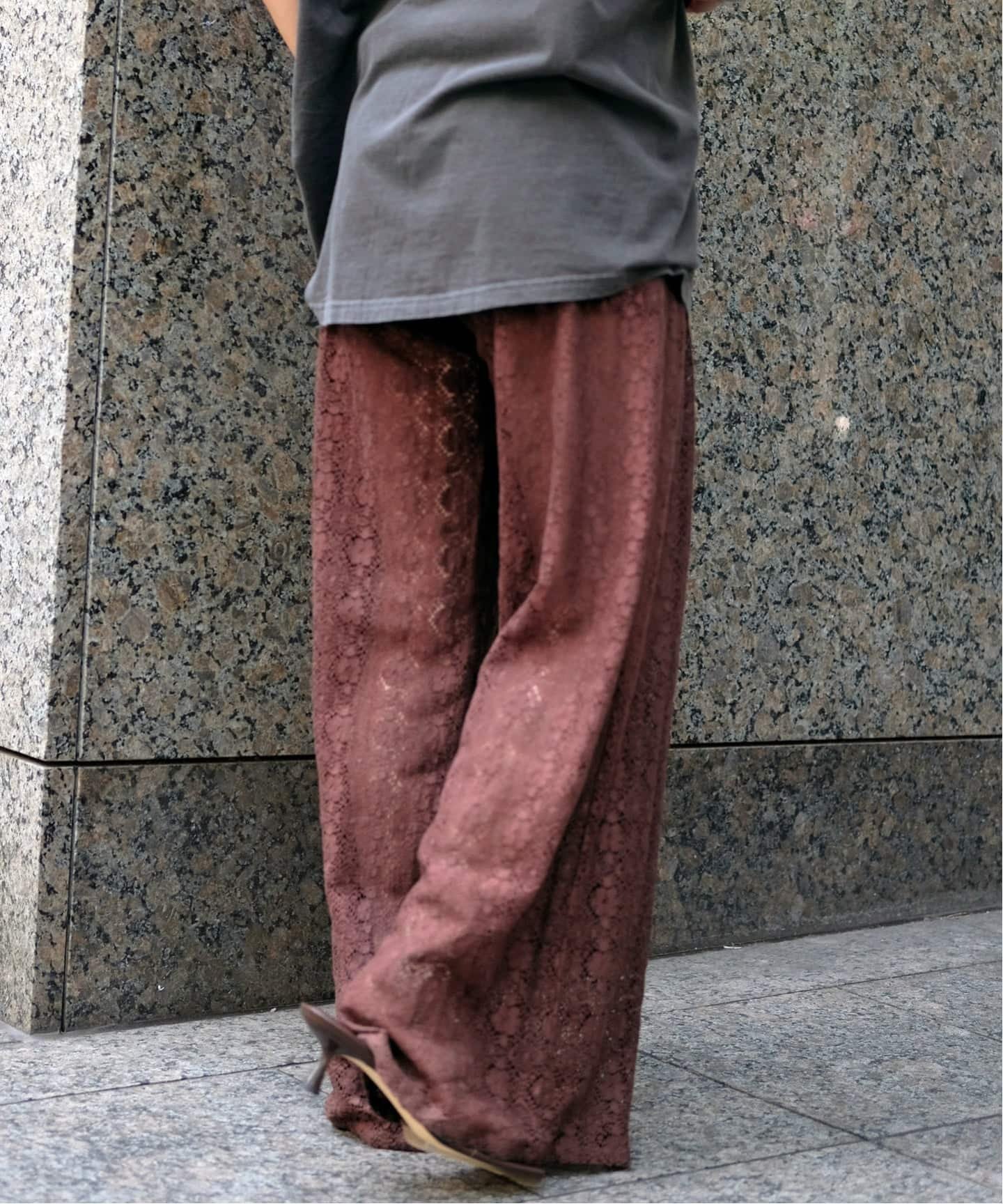 AP STUDIO 《予約》【XIRENA/キセレナ】VINTAGE COTTON LACE PANTS エーピーストゥディオ パンツ スラックス・ドレスパンツ ベージュ ブラウン【送料無料】