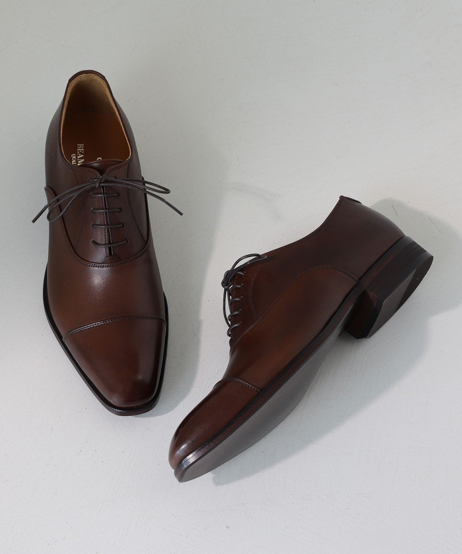 BEAMS HEART MEN ストレートチップ オックスフォード シューズ ビームス ハート シューズ・靴 レースアップ・ドレスシューズ ブラウン ブラック【送料無料】