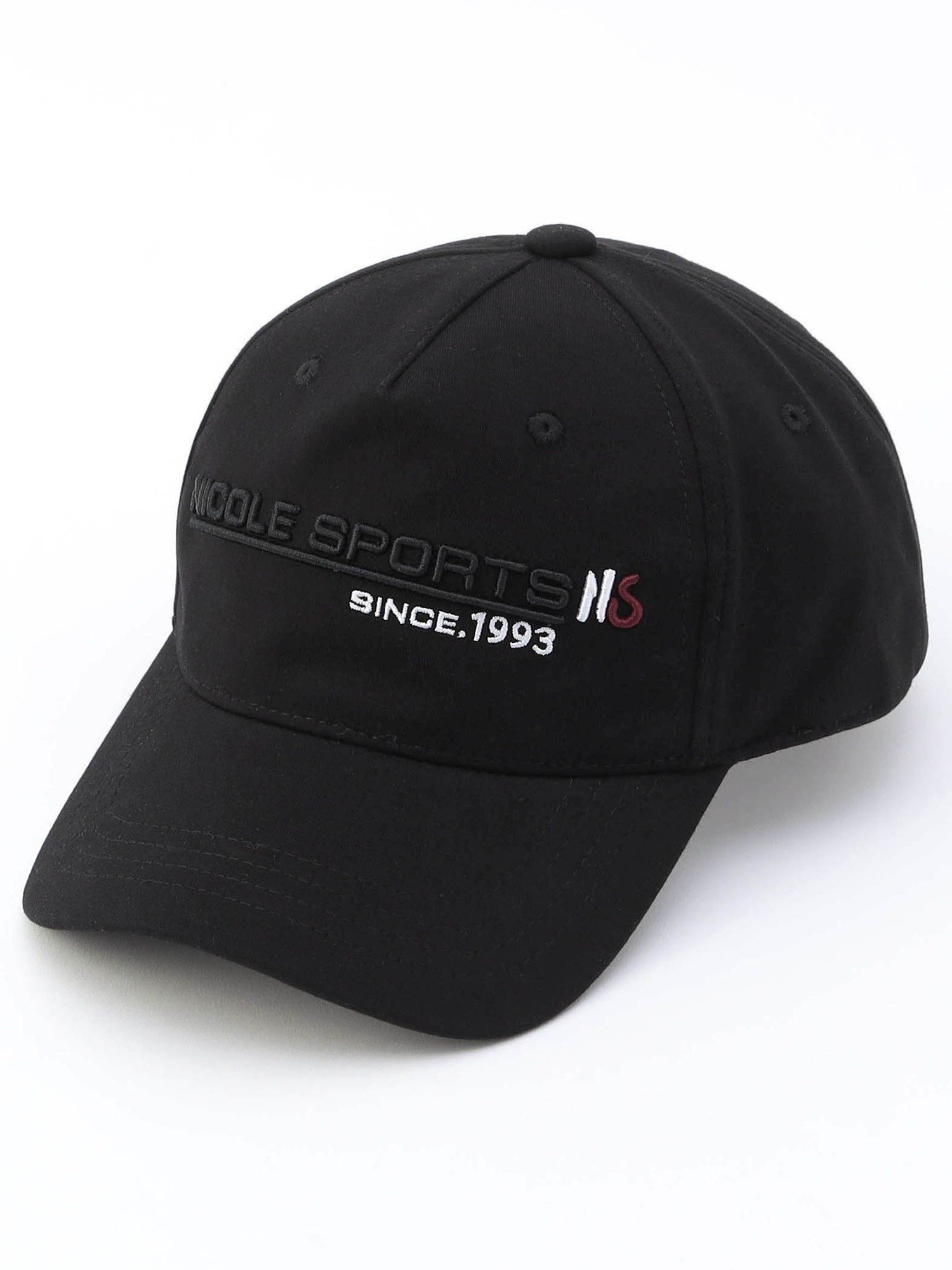 【SALE／30 OFF】NICOLE CLUB FOR MEN 【NICOLE SPORTS】厚盛立体刺繍ロゴCAP ニコル 帽子 その他の帽子 ブラック ホワイト ネイビー【送料無料】