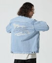 アヴィレックス 【SALE／50%OFF】AVIREX 《WEB&DEPOT限定》DENIM JACKET / デニムジャケット アヴィレックス ジャケット・アウター ブルゾン・ジャンパー ブラック ブルー【送料無料】