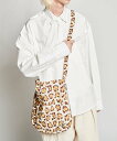 【SALE/20%OFF】rehacer rehacer:Leopard Loop Pouch Bag-LARGE- レアセル バッグ ショルダーバッグ グレー...