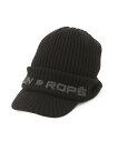 JUN&ROPE' ツバ付きニットキャップ ジュンアンドロペ 帽子 ニット帽・ビーニー カーキグリーン ホワイト ブラック【送料無料】
