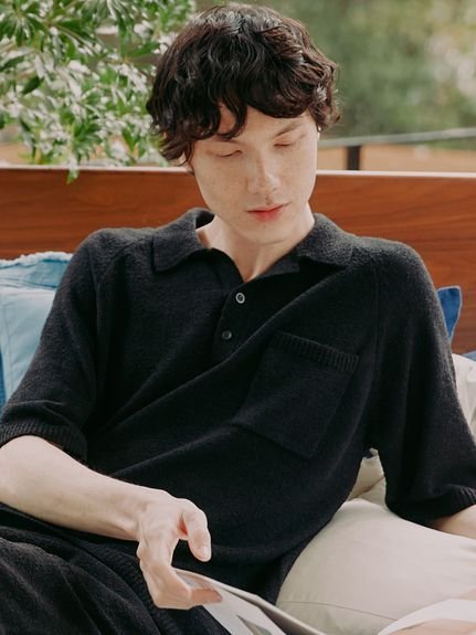 【SALE／30%OFF】gelato pique 【JOEL ROBUCHON】【HOMME】プルオーバー ジェラートピケ トップス スウェット・トレーナー ブラック【送料無料】