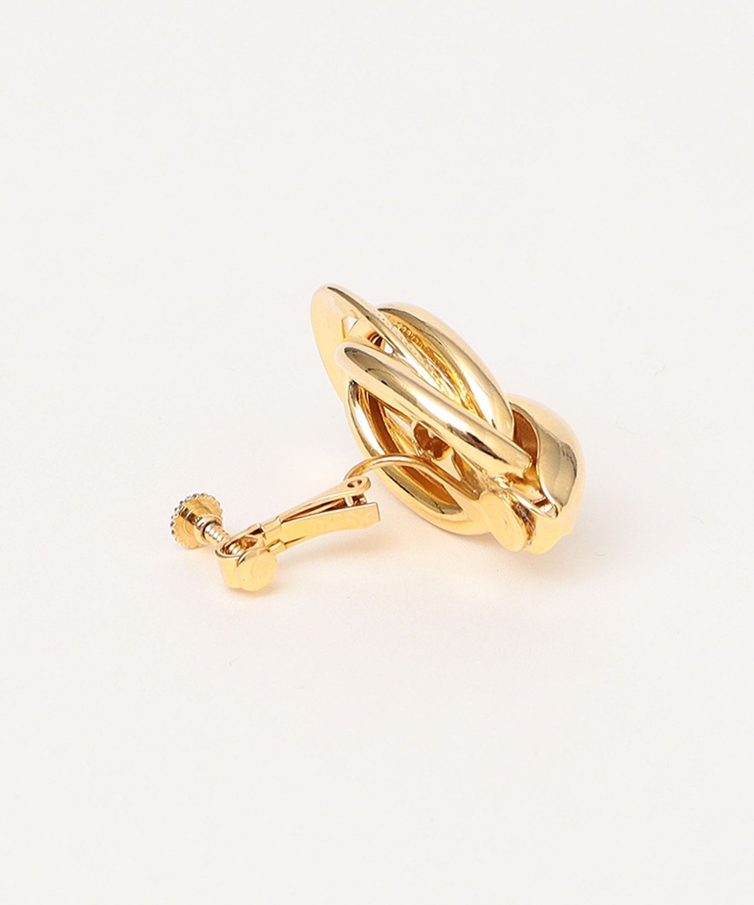 quaranciel quaranciel: エリプス フープ イヤリング シップス アクセサリー・腕時計 イヤリング・イヤーカフ ゴールド
