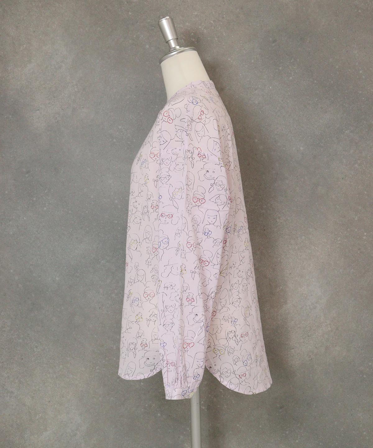 【SALE／40%OFF】STUDIO PICONE 総柄シアーブラウス スタジオピッコーネ トップス シャツ・ブラウス ピンク ホワイト【送料無料】