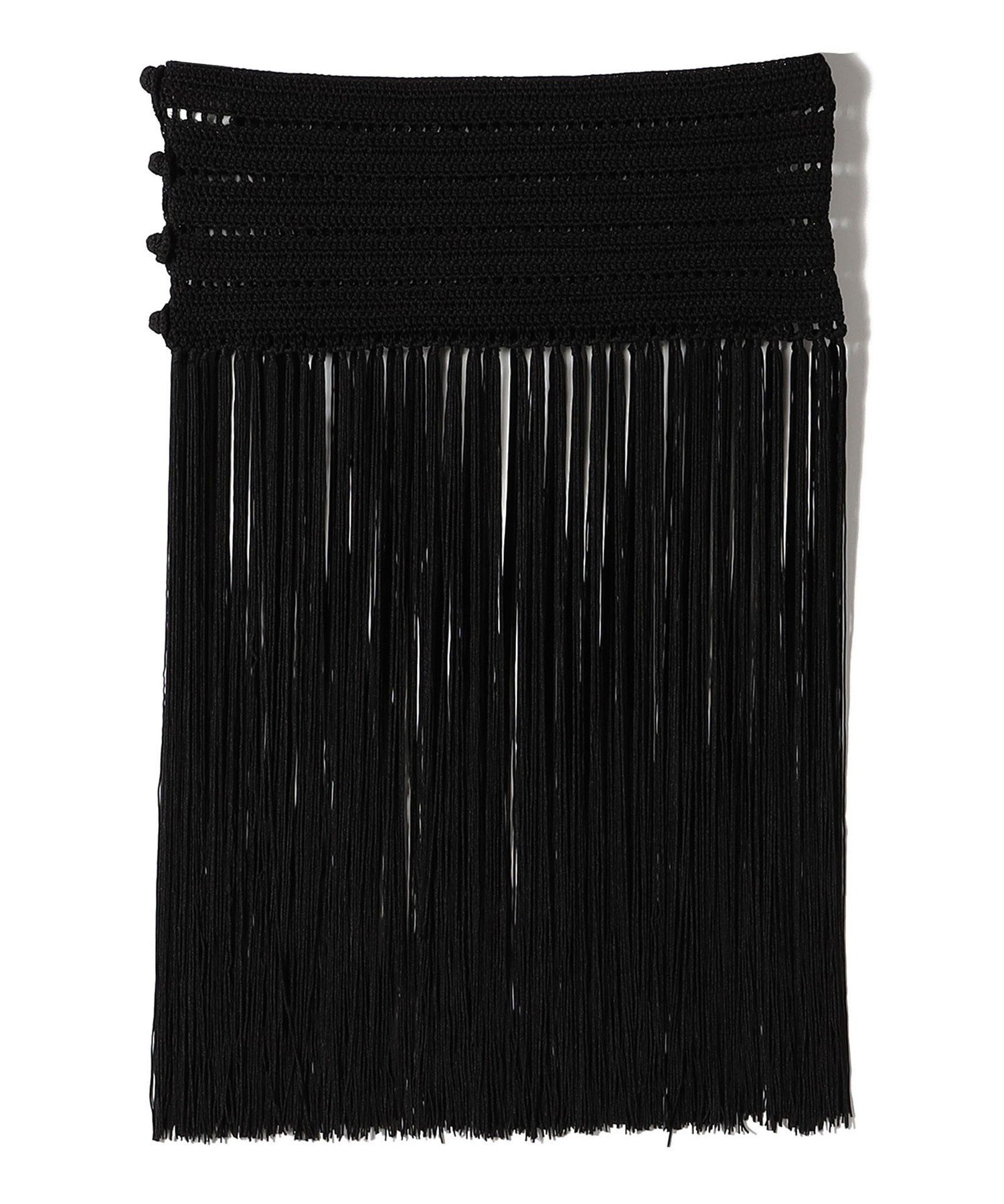 【SALE／40%OFF】SHIPS WOMEN 【SHIPS別注】BINDU:ラップ フリンジ スカート シップス スカート その他のスカート ベージュ ブラック【送料無料】