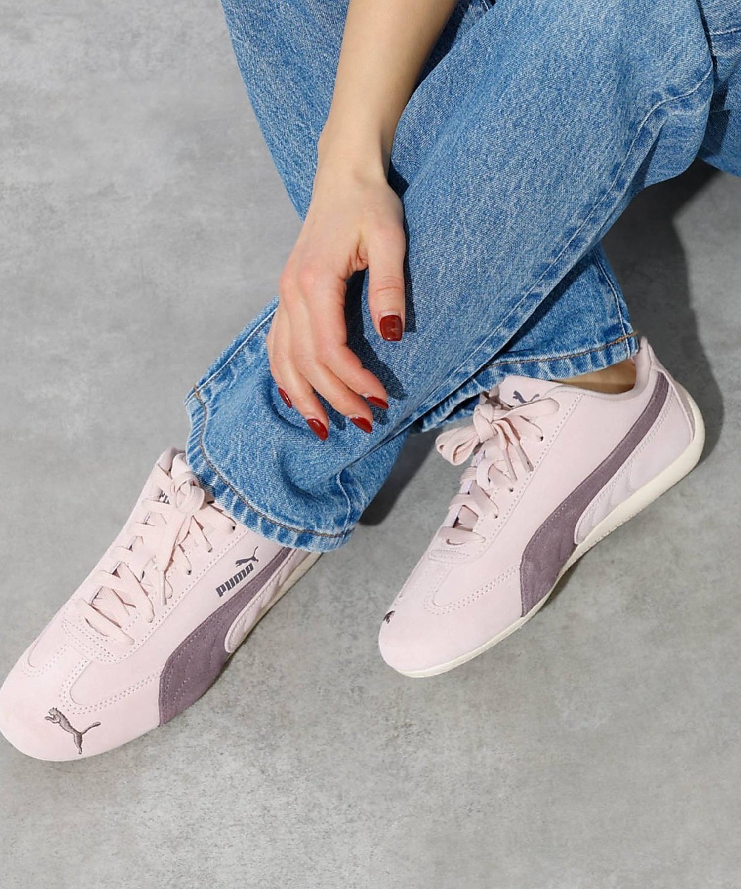 Rouge vif la cle 【PUMA / プーマ】スピードキャット OG / スニーカー / ブラウン / ルージュ・ヴィフ ラクレ シューズ・靴 スニーカー レッド ピンク ブラウン【送料無料】