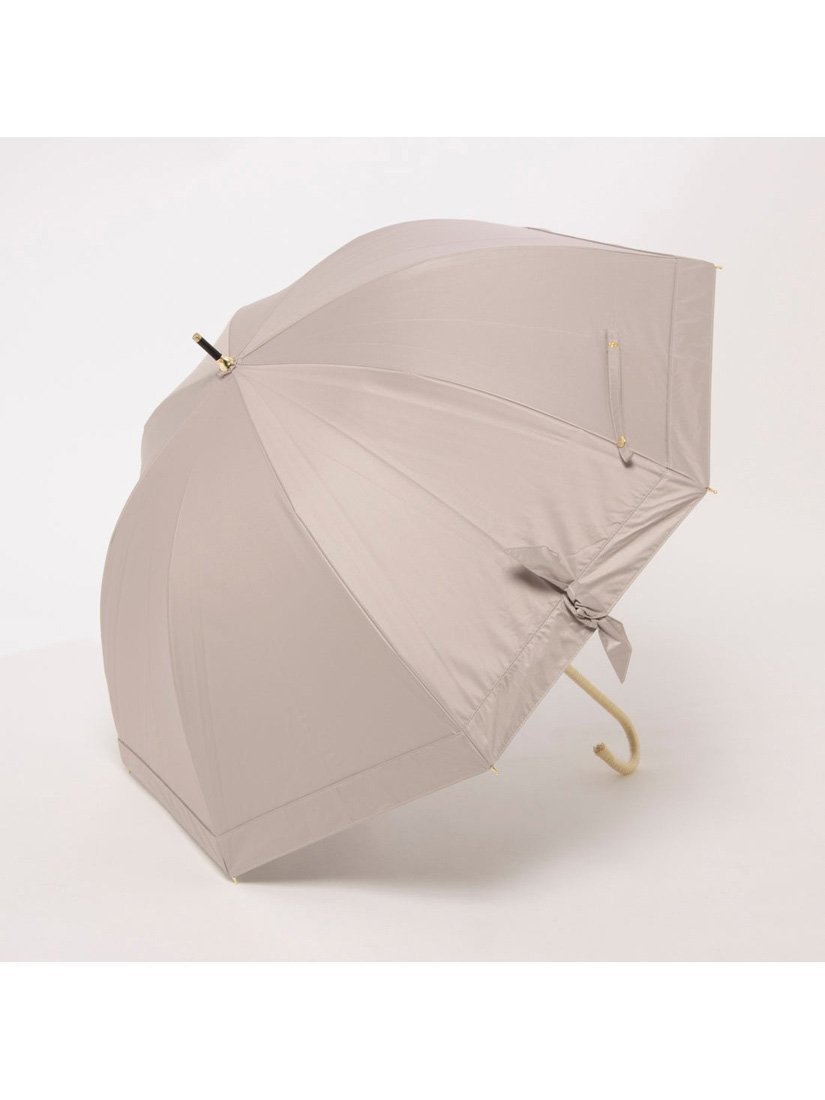 【SALE／20%OFF】cache nez カシュネ cachenez / PUビッグリボンショートパラソル アンビリオン ファッション雑貨 傘・長傘 ホワイト ネイビー