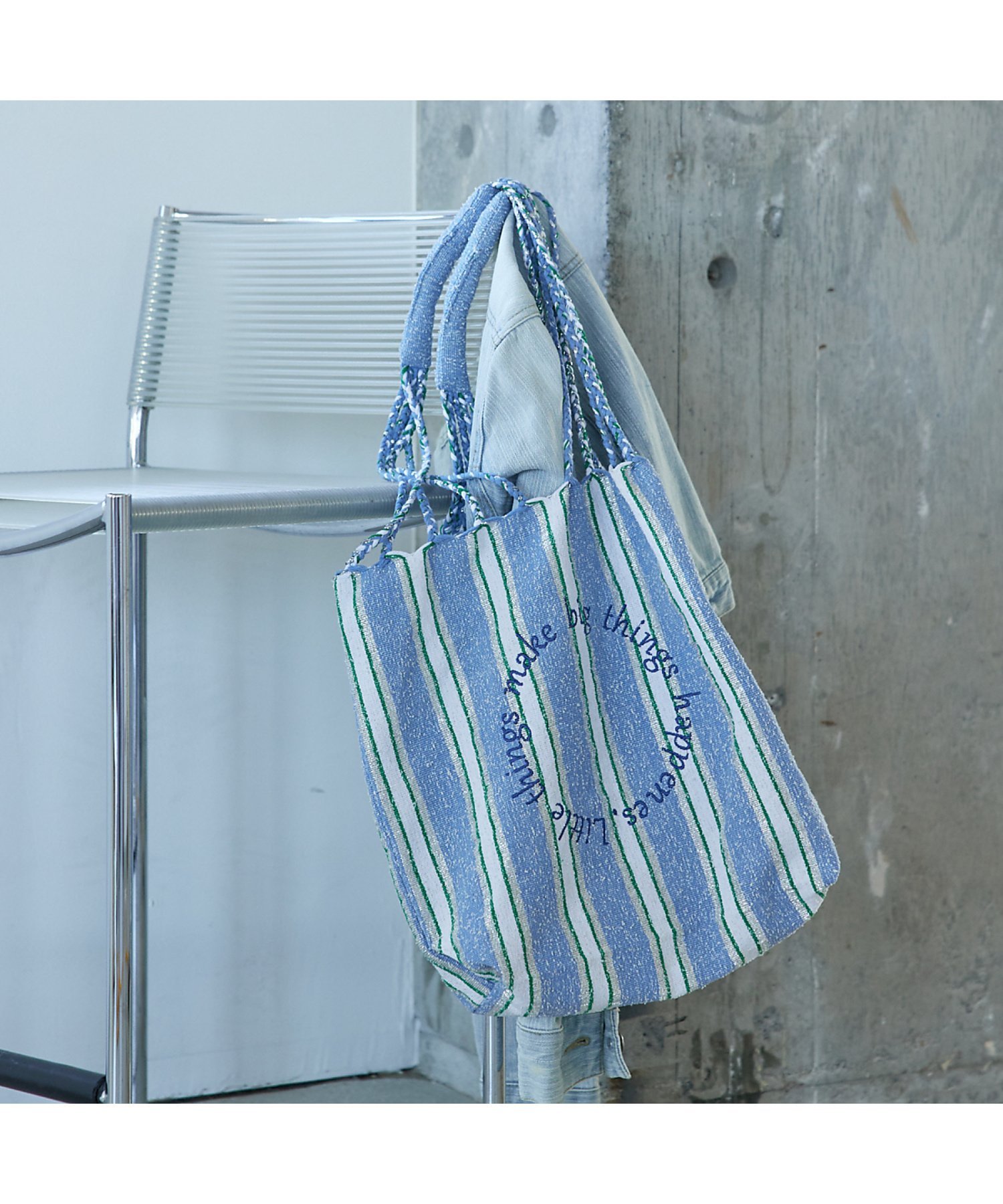LOWELL Things ●SOEUR/ハンモックトート ロウェル シングス バッグ トートバッグ ブルー