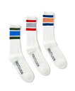 SELECT BRANDS FRUIT OF THE LOOM/フルーツオブザルーム カラフルラインA クルーソックス 3Pパック ジャックローズ 靴下・レッグ...