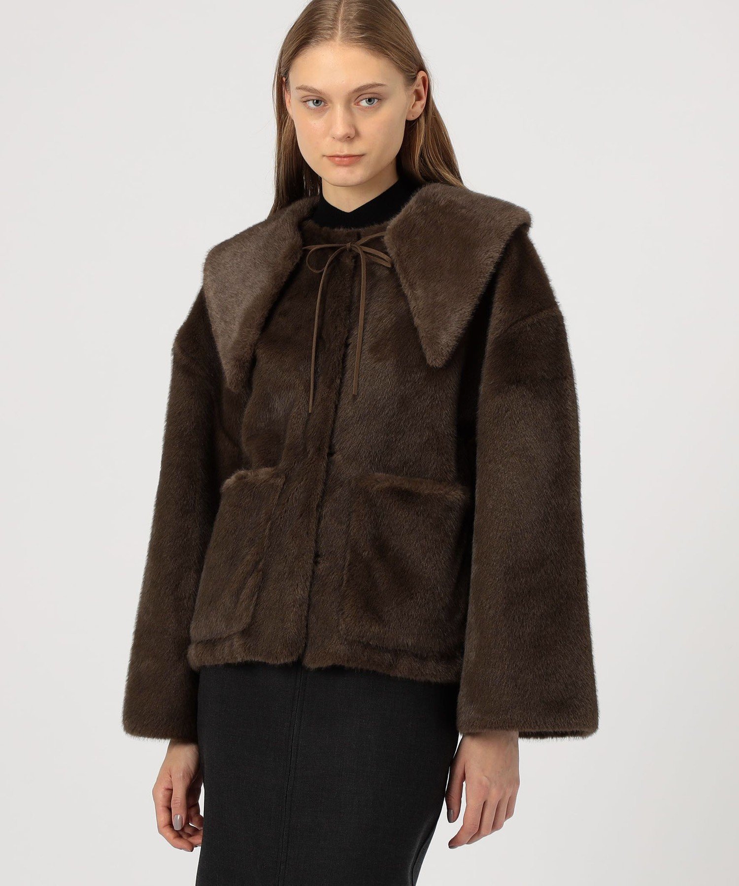 TOMORROWLAND GOODS BY MALENE BIRGER JACQUIE フェイクファージャケット トゥモローランド ジャケット・アウター ブルゾン・ジャンパー