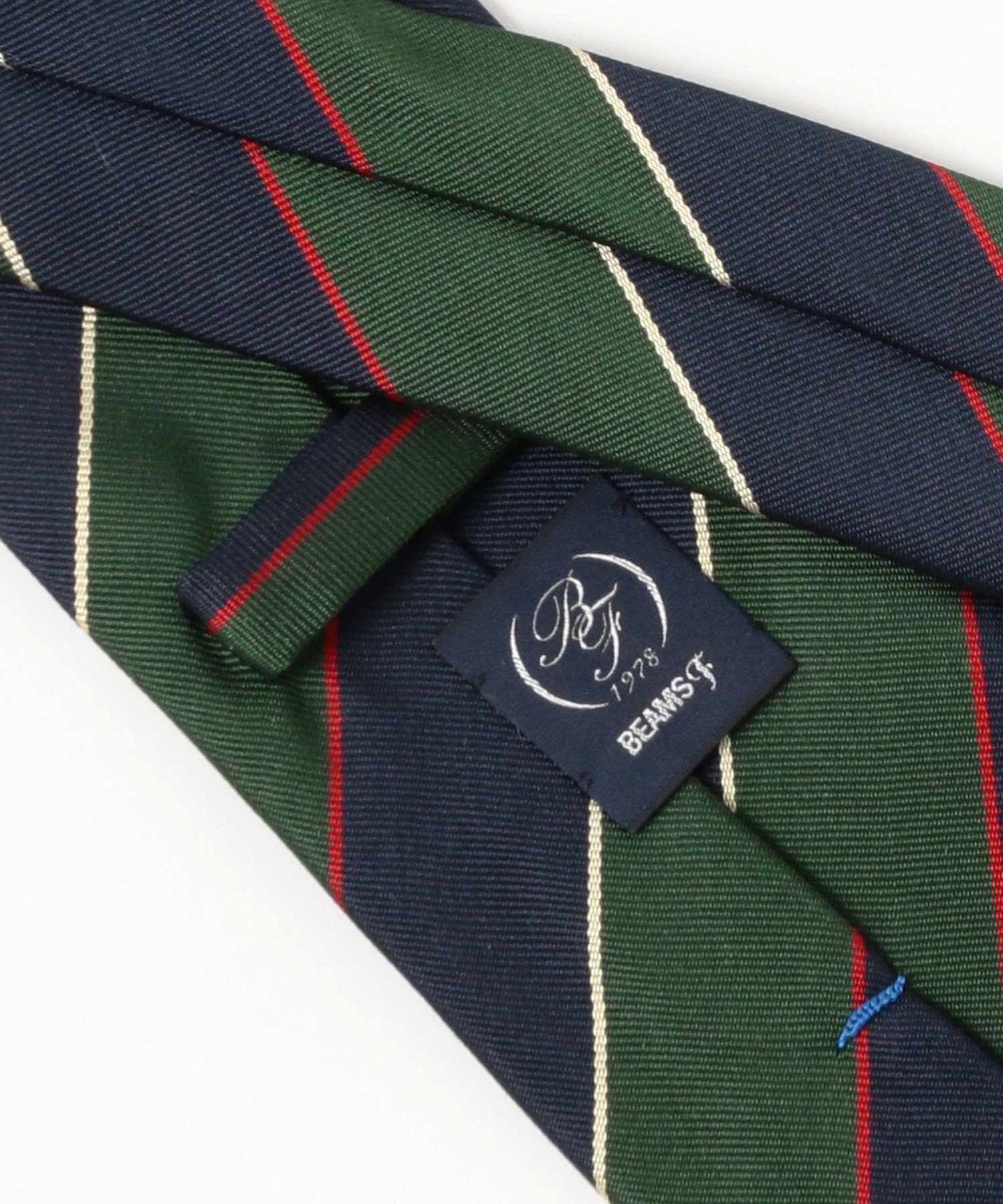 BEAMS F シルク ストライプ ネクタイ ビームス メン スーツ・フォーマル ネクタイ・蝶ネクタイ ネイビー【送料無料】