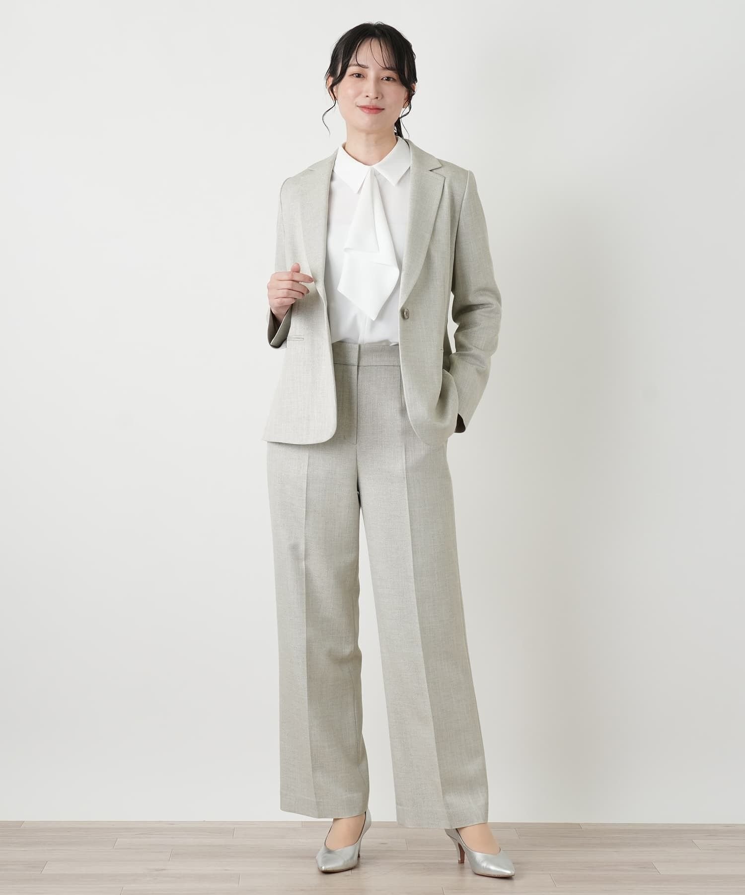 Leilian ラメブレザー【ROCHAS Premiere】 レリアン ジャケット・アウター テーラードジャケット・ブレザー