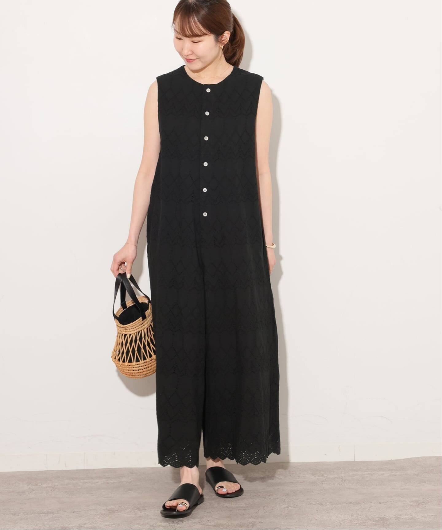JOURNAL STANDARD relume コットンカットワーク刺繍オールインワン ジャーナル ス...