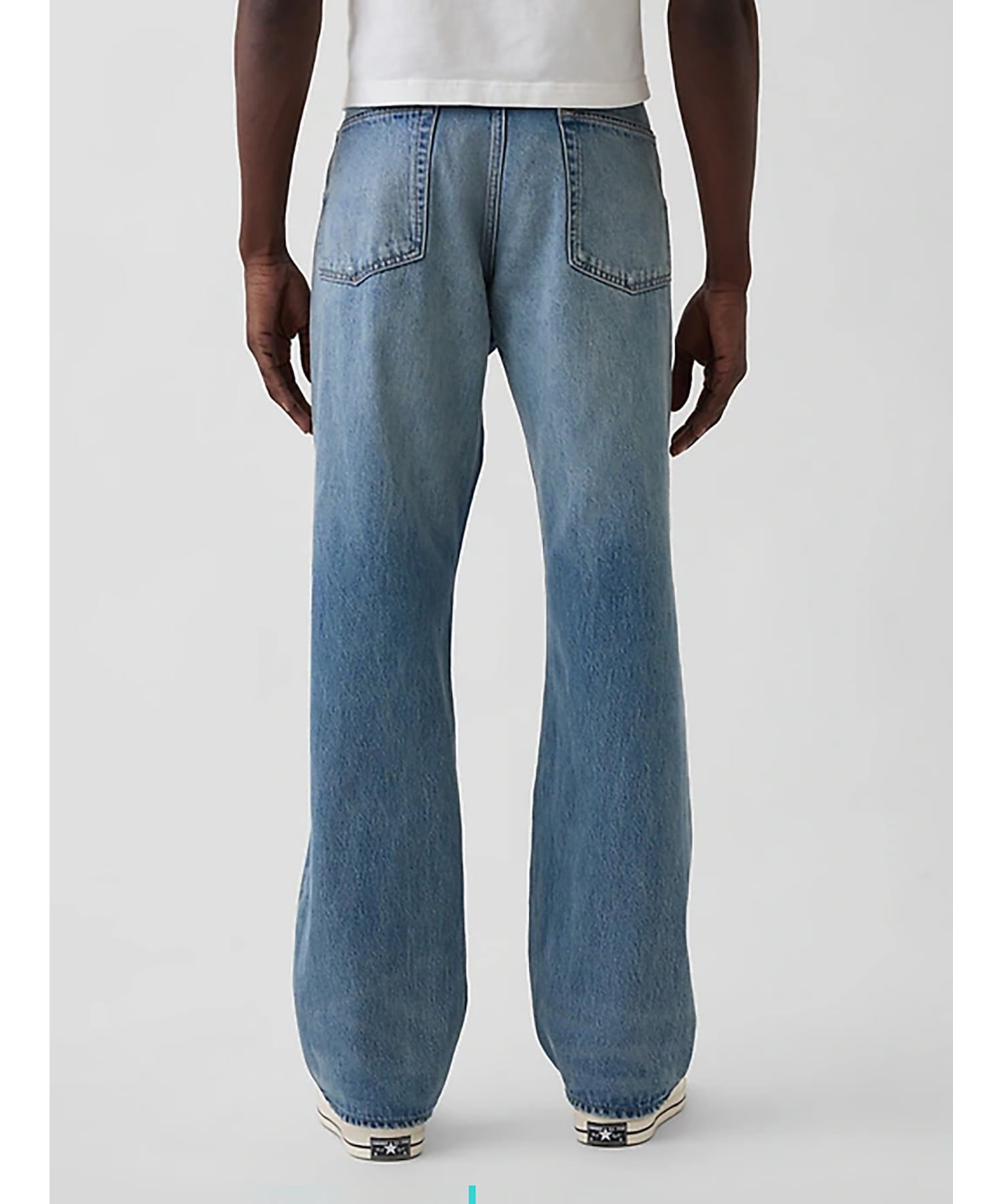 GAP (M)リラックスフィット ストレートデニム ギャップ パンツ ジーンズ・デニムパンツ ブルー【送料無料】