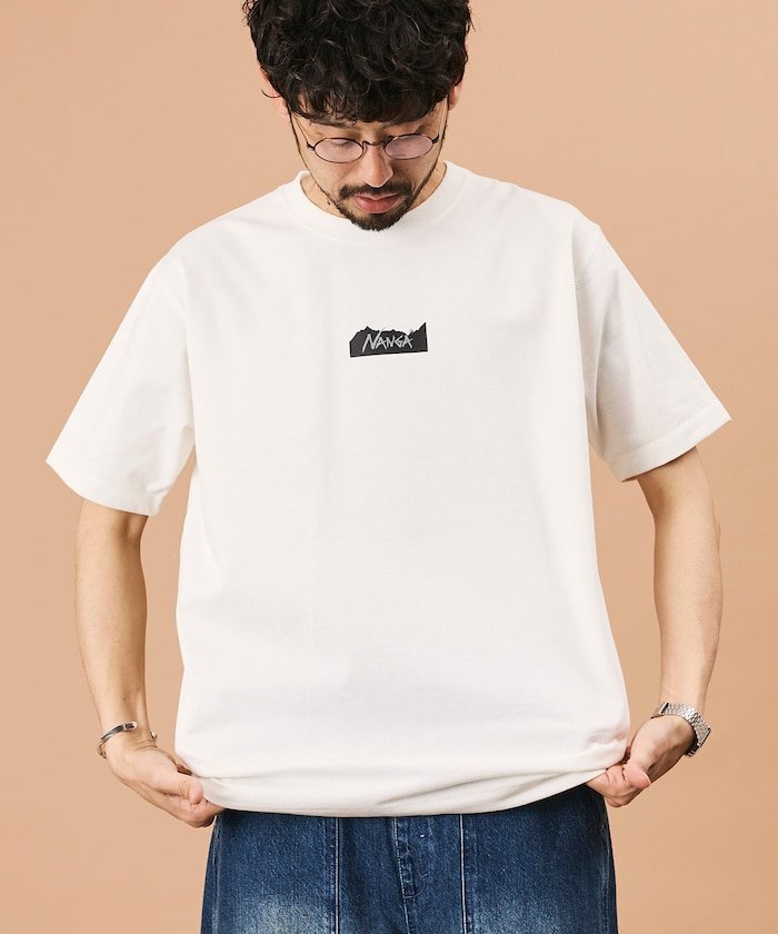 【SALE／15%OFF】NANGA ECO HYBRID MT LOGO TEE フリークスストア トップス カットソー・Tシャツ グレー ブラック ネイビー ホワイト【送料無料】