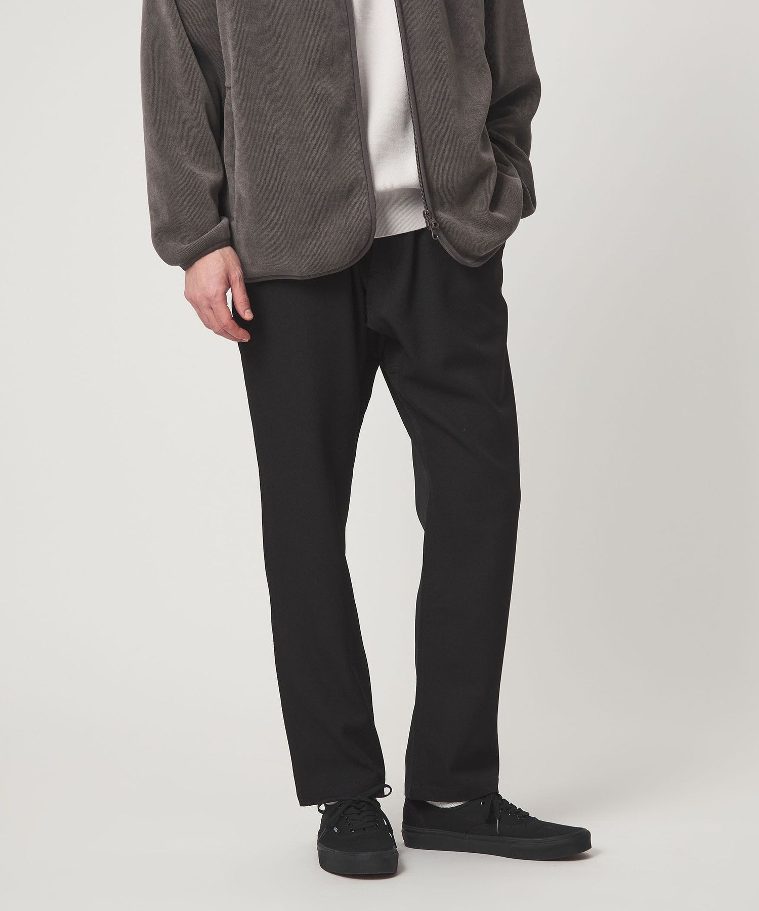 【別注】＜Gramicci＞GLR ウールライク ナローテーパード パンツ ユナイテッドアローズ アウトレット パンツ その他のパンツ ブラック グレー