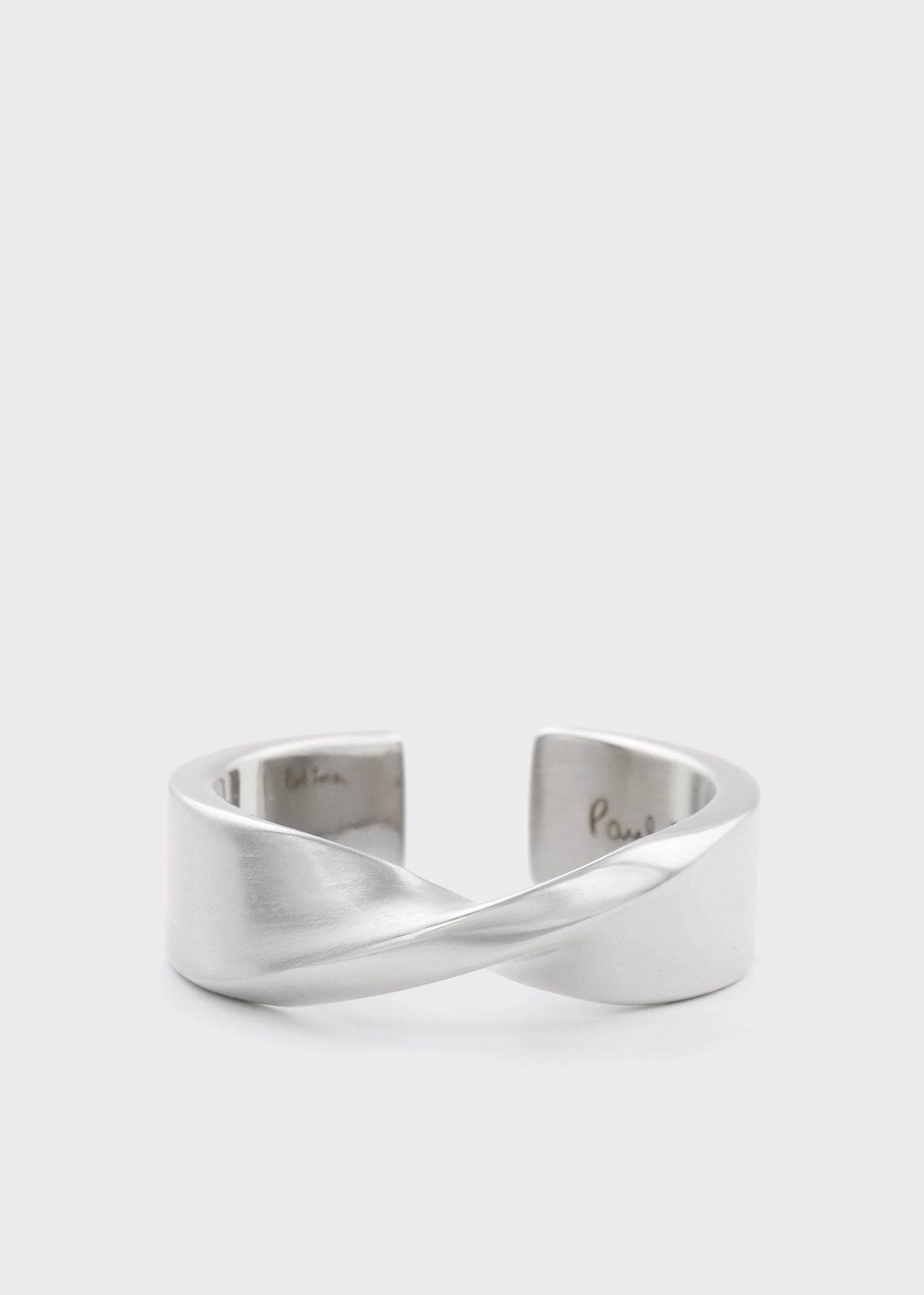Paul Smith "Twist" オープンリング ポール・スミス アクセサリー・腕時計 リング・指輪 シルバー【送料無料】