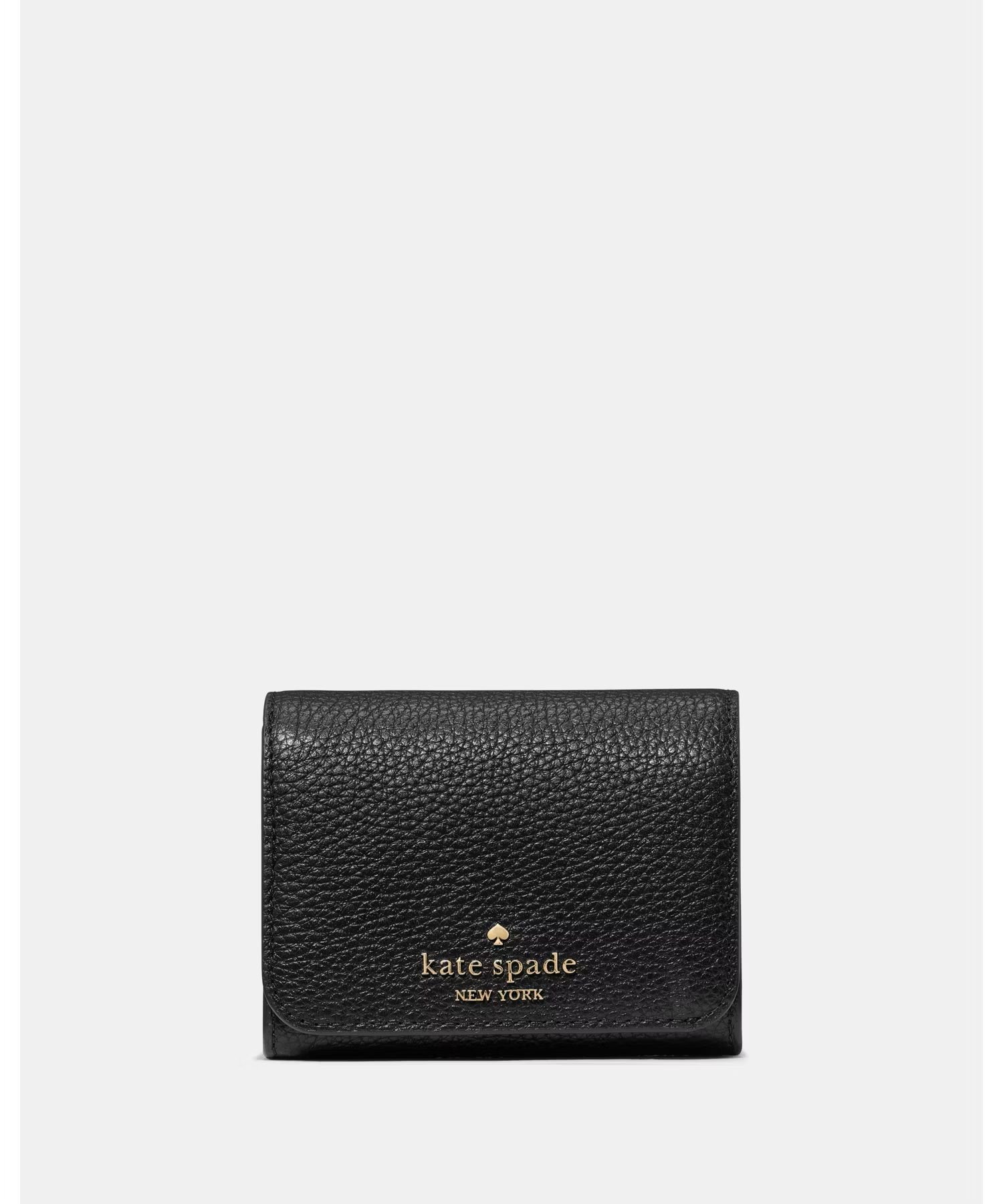 【SALE／72%OFF】kate spade new york 【公式】スモール Lジップ フラップ ウォレット ケイトスペードニューヨーク 財布・ポーチ・ケース 財布 ブラック【送料無料】