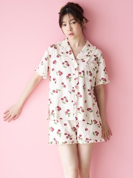 SNIDEL HOME 【Moilis】チェリーショートパンツ スナイデルホーム パンツ その他のパンツ ホワイト