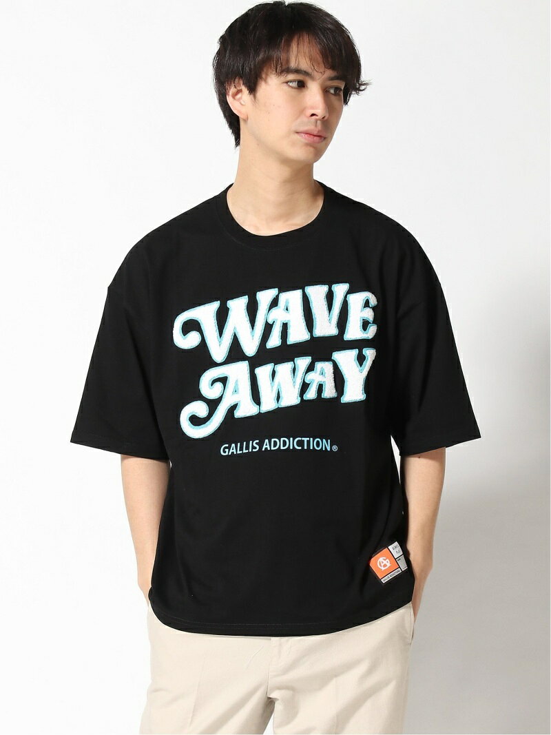 【SALE／40%OFF】GALLIS ADDICTION (M)GALLISADDICTION/GA W/A SAGARA 半袖Tシャツ ジャックローズ トップス カットソー・Tシャツ ホワイト ブラック