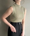 【SALE/83%OFF】JUNOAH ハイネックショート丈ニット ジュノア トップス ニット ベージュ ブラック ホワイト
