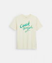 【SALE／65%OFF】COACH OUTLET ニューヨーク Tシャツ コーチ　アウトレット トップス カットソー・Tシャツ ベージュ【送料無料】