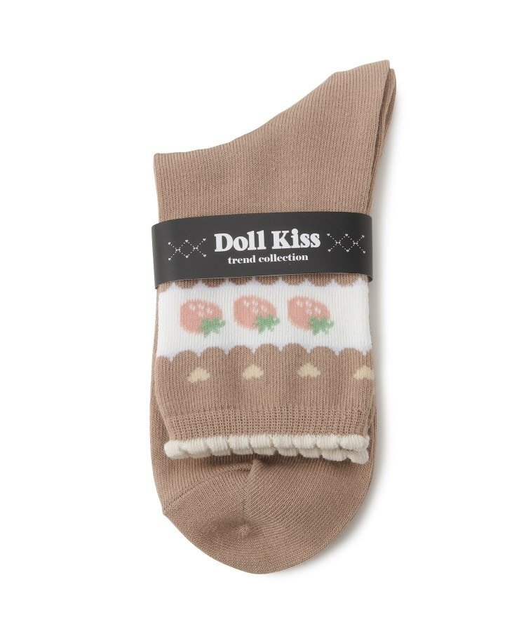 Doll Kiss いちごソックス エスペランサ 靴下・レッグウェア 靴下 ベージュ