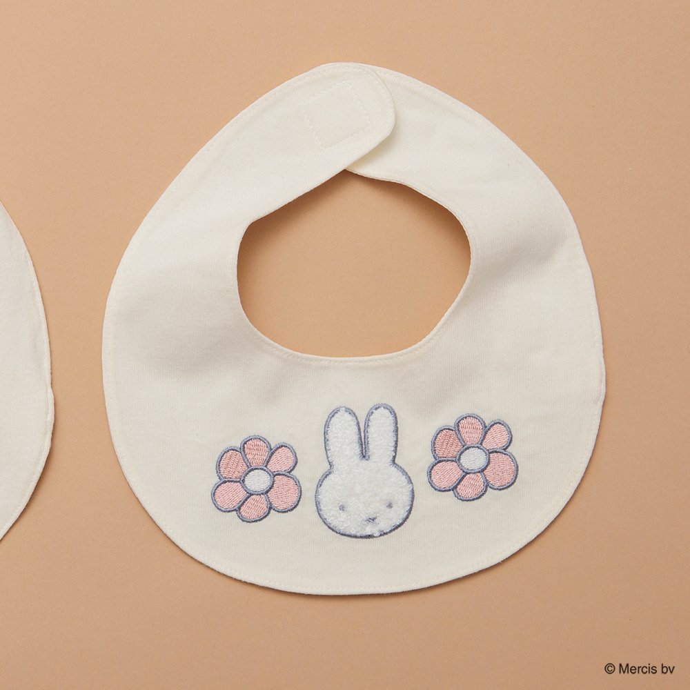 branshes 【ベビー/ミッフィー/ボリス】モチーフスタイ ブランシェス マタニティウェア・ベビー用品 スタイ・よだれかけ ピンク ベージュのサムネイル