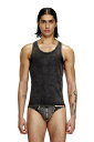 DIESEL メンズ タンクトップ WALTY-DNM ディーゼル インナー・ルームウェア その他のインナー・ルームウェア ブラック グレー【送料無料】
