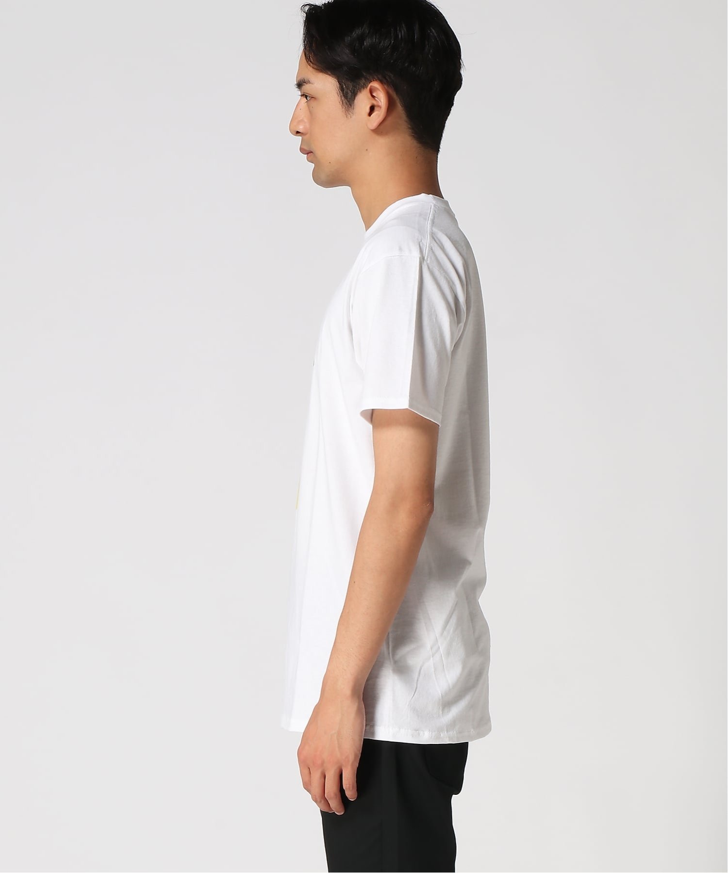 HAND SIGN HAND SIGN/(U)レトロミッキー01 ハンドサイン トップス カットソー・Tシャツ ホワイト