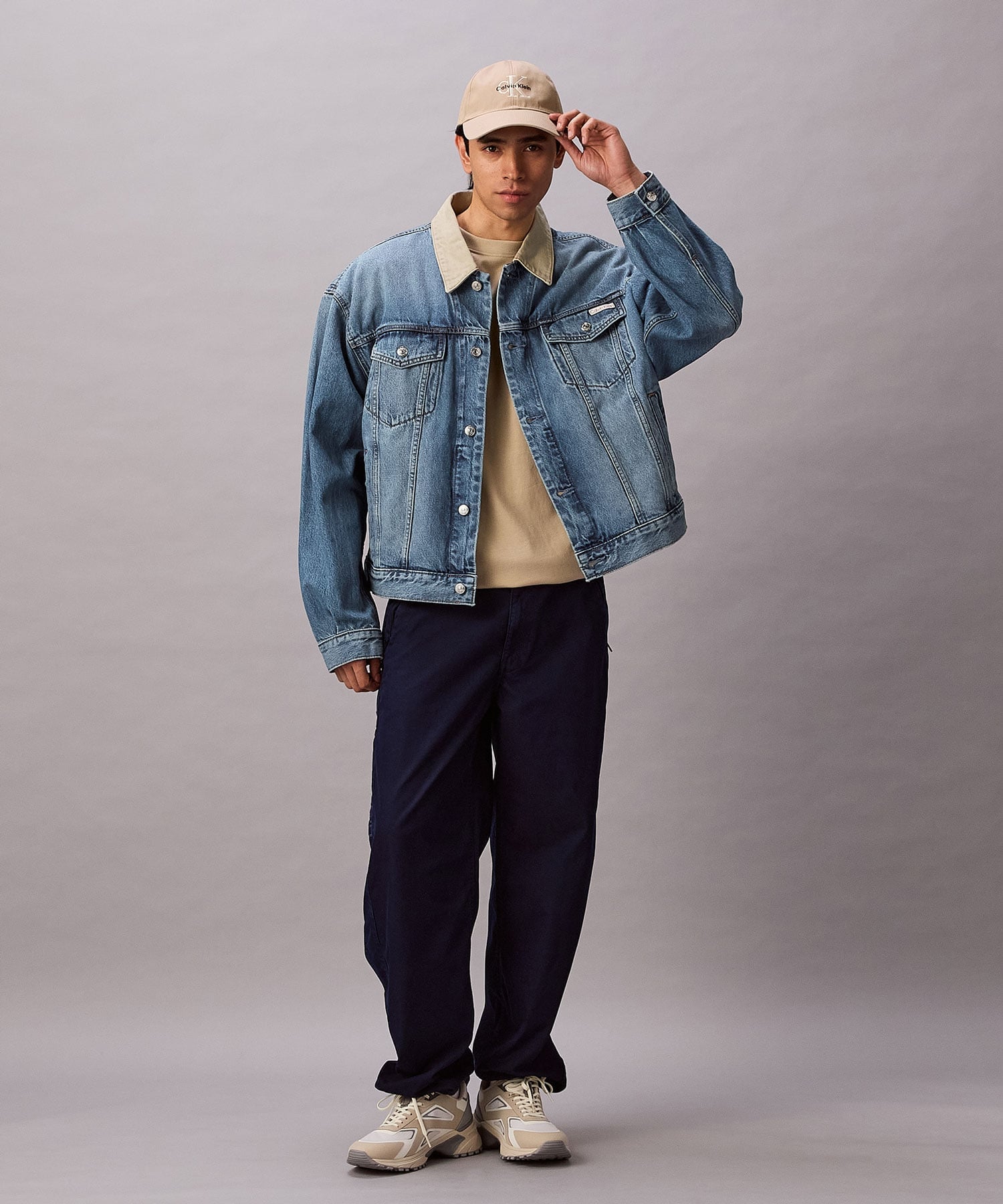 Calvin Klein Jeans (M)【公式ショップ】 カルバンクライン デニムジャケット Calvin Klein Jeans 4LF768G カルバン・クライン ジャケット・アウター デニムジャケット ブルー【送料無料】