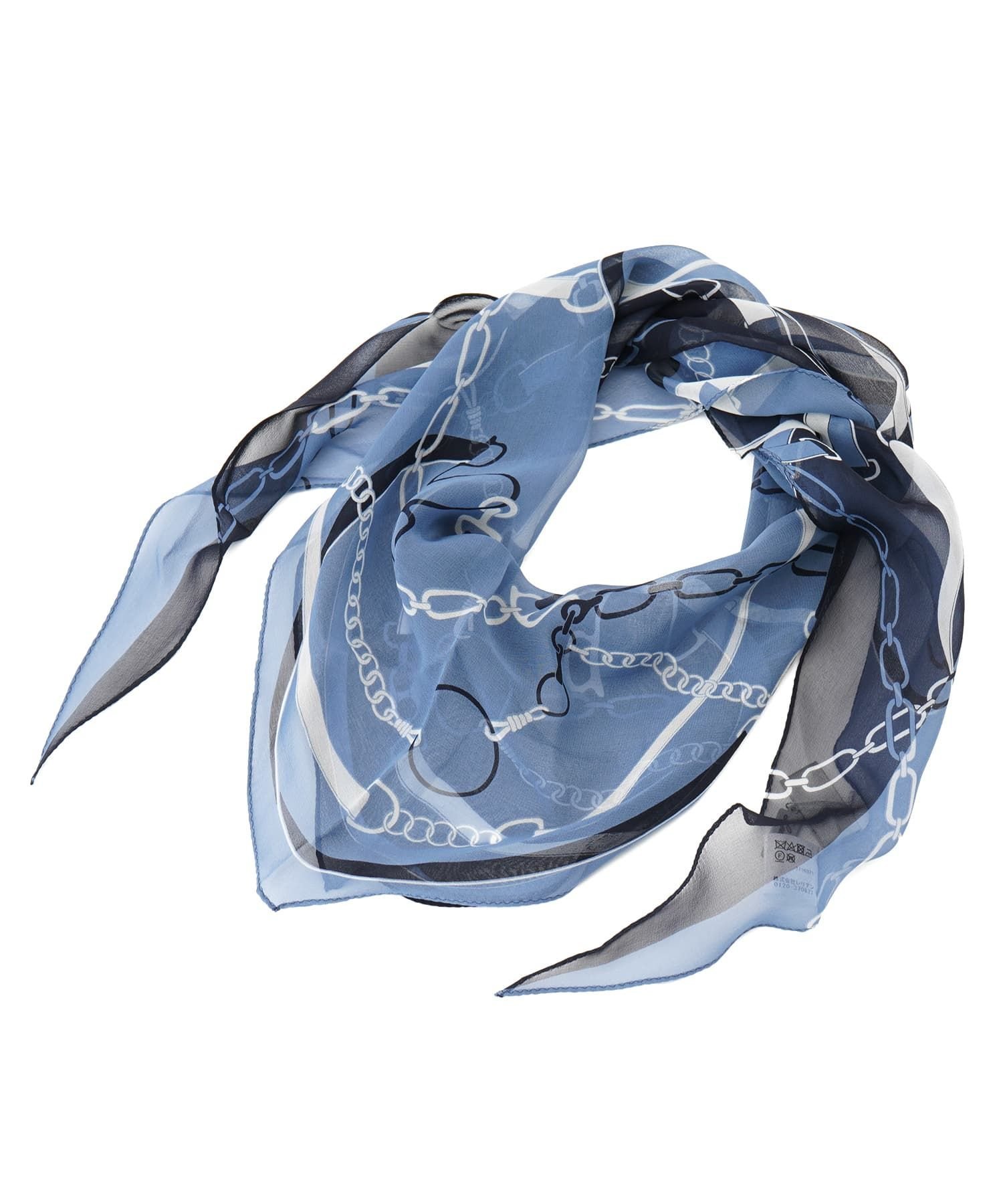 【SALE／47%OFF】Leilian デザインスカーフ レリアン ファッション雑貨 スカーフ・バンダナ パープル【送料無料】