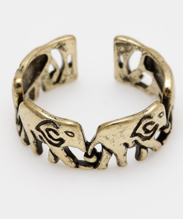 Chaihane 4 Elephant Ring, Amina Collection, Accessories & Watches, Rings, Gold & Silver