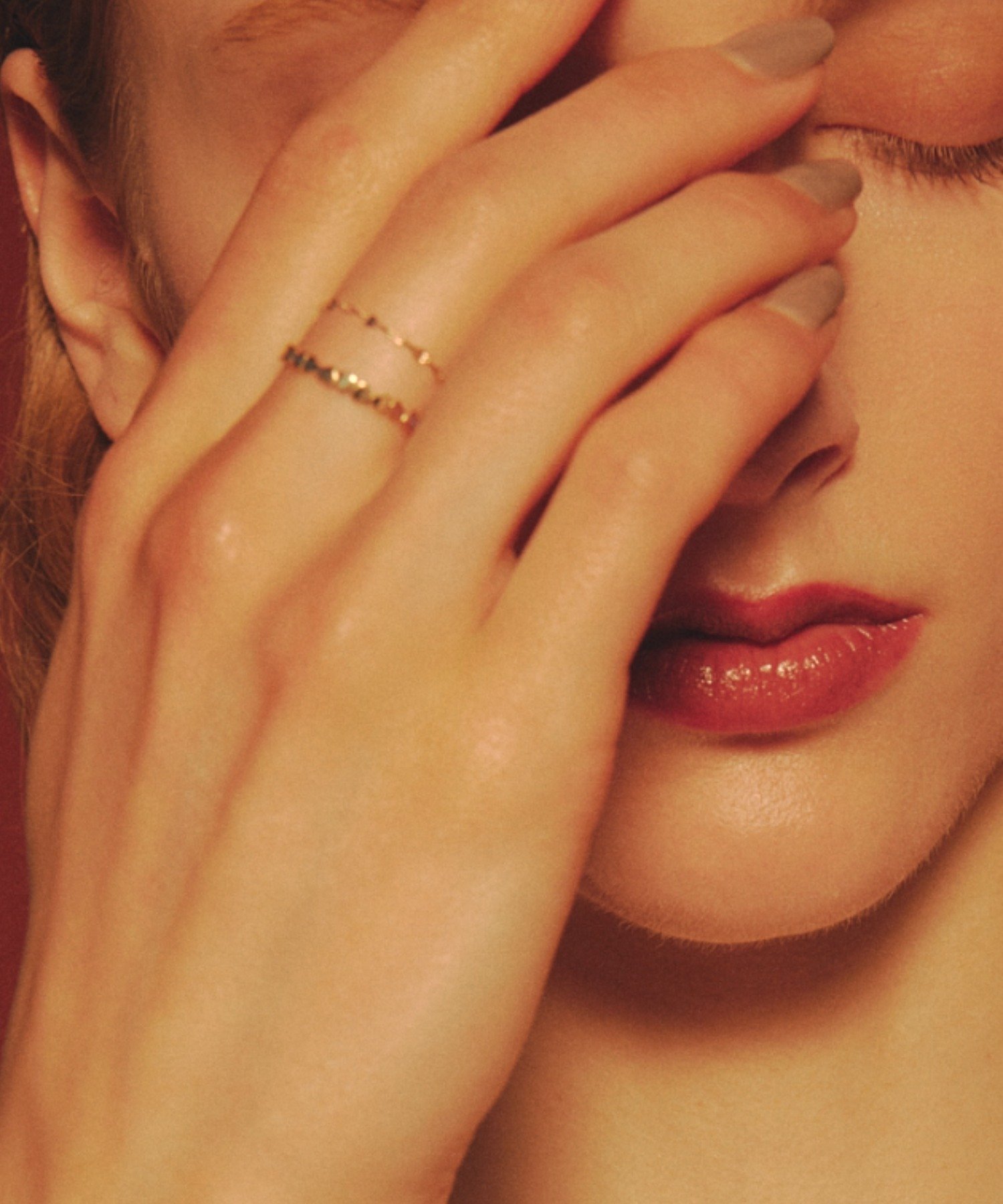 les bon bon les bonbon/coeur eternity ring リング シルバー ハート フォブ アクセサリー・腕時計 リング・指輪 ゴールド【送料無料】