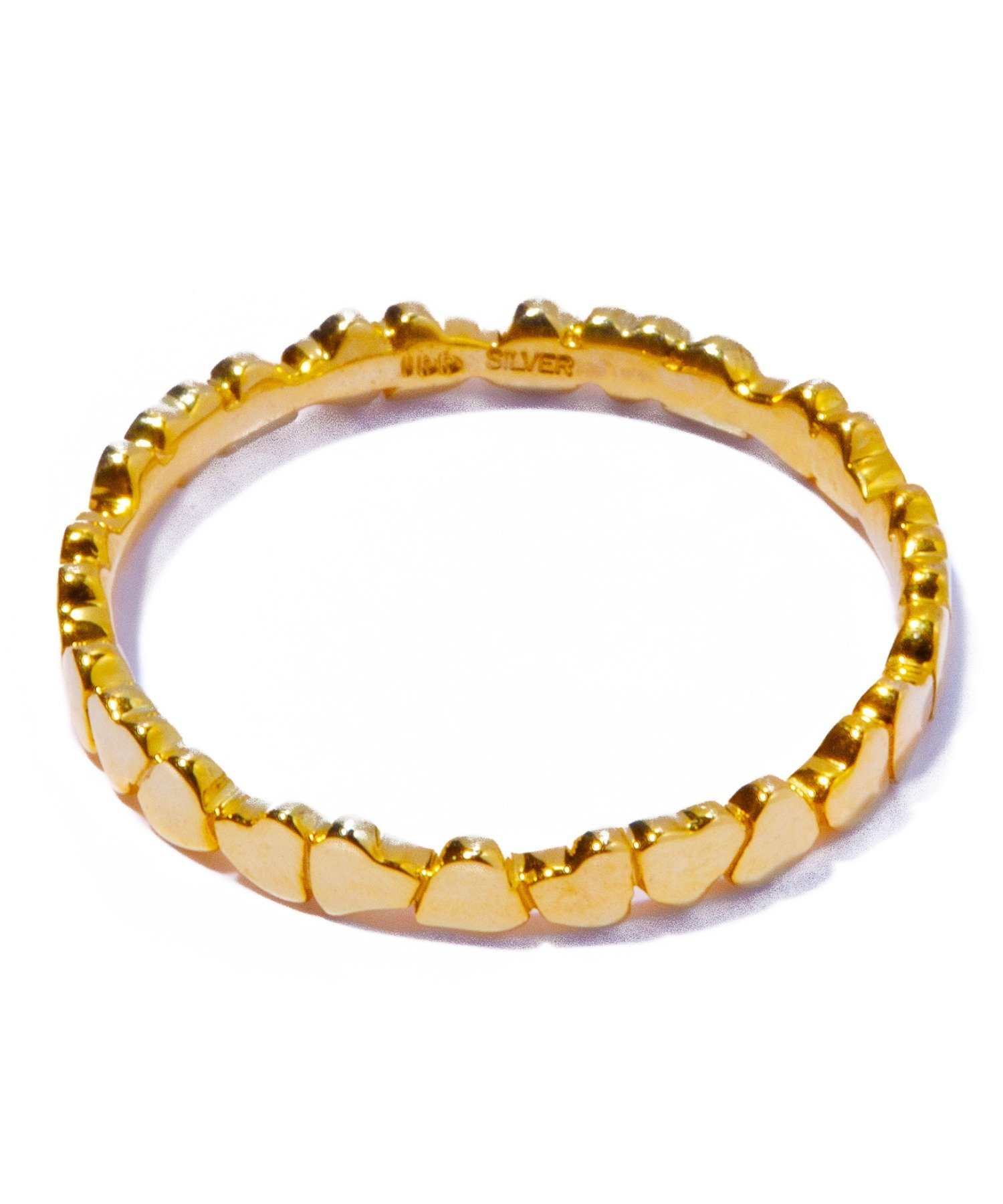 les bon bon les bonbon/coeur eternity ring リング シルバー ハート フォブ アクセサリー・腕時計 リング・指輪 ゴールド【送料無料】