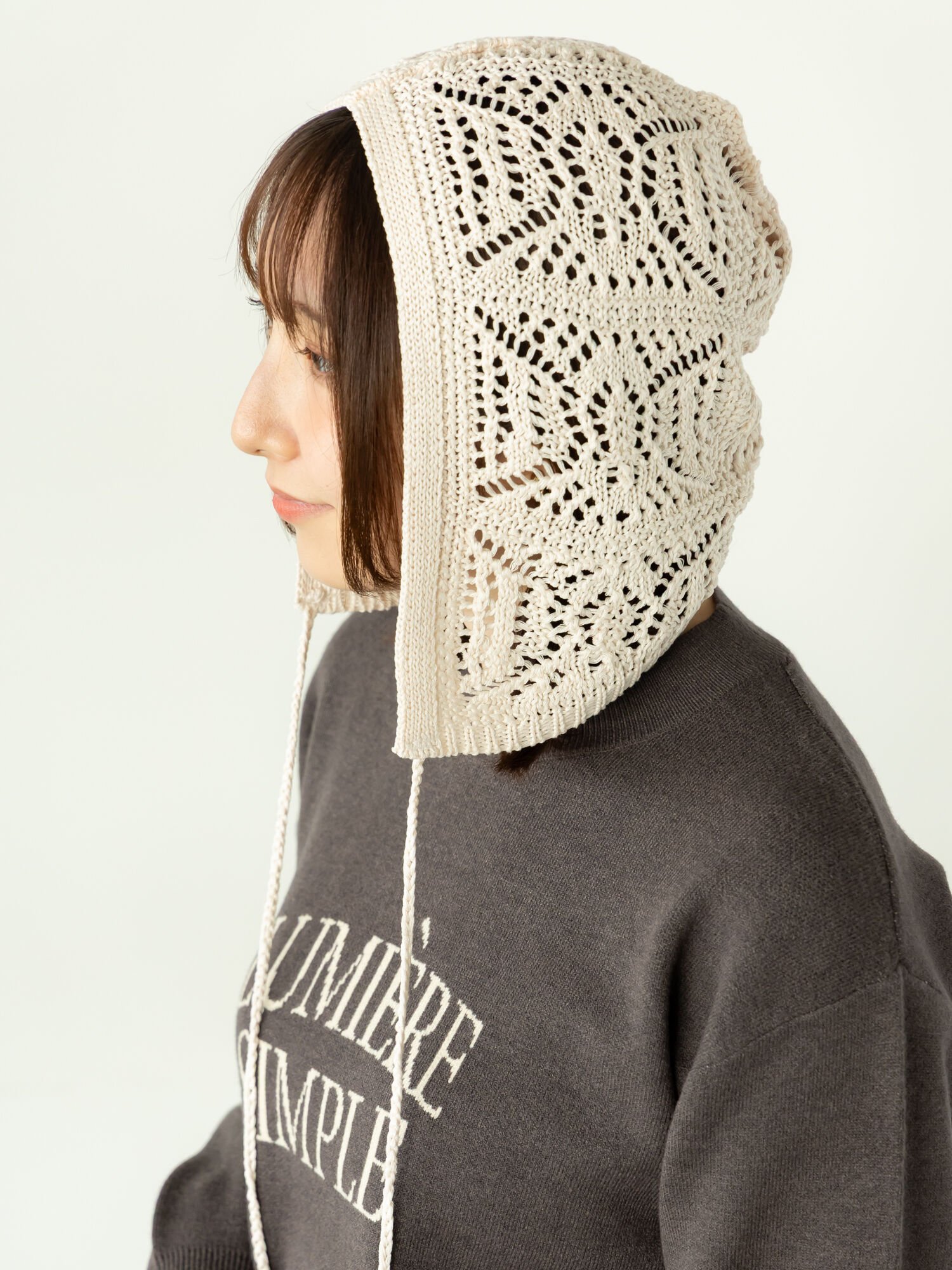 Te chichi TERRASSE クロシェ編み風ニットキャップ《2025autumn catalog item》 テチチ 帽子 ハット ホ..